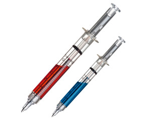 Plastic ball pen Syringe 1