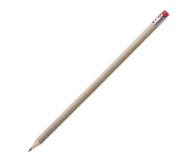 Pencil with rubber