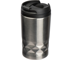 Stainless steel mug with lid Roma