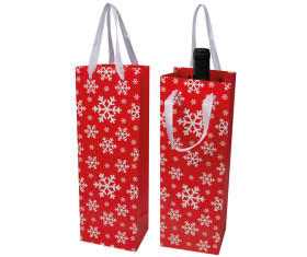 Wine bag in Christmas design