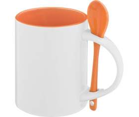 Mug with spoon